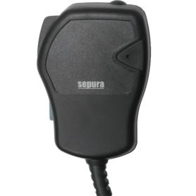 SRG Fist Microphone connecting to the rear of the console or AIU