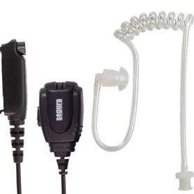 Two-Wire Kit (RAC) with replaceable, clear, coiled tube earbud
