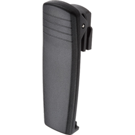 STP8X Belt Clip in black that fixes to the rear of the radio