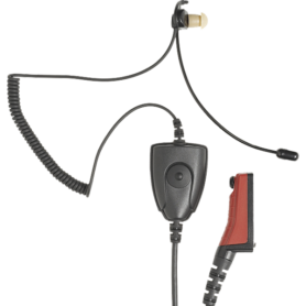 STP8X In-Ear Headset with PTT with a rugged side connector, four-pole, NEXUS jack plug