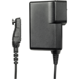 SC20/SC21 Personal Rapid Charger plugging directly into the radio's connector