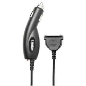 STP Vehicle Rapid Charger in black which can be plugged into 12-24V DC output