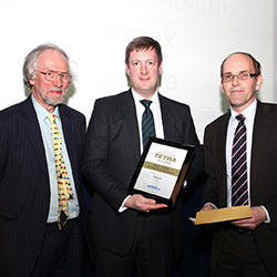 Sepura collecting awards at The International Tetra Awards