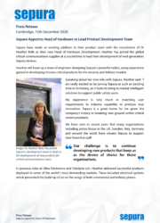 Sepura Appoints Head of Hardware to Lead Product Development Team