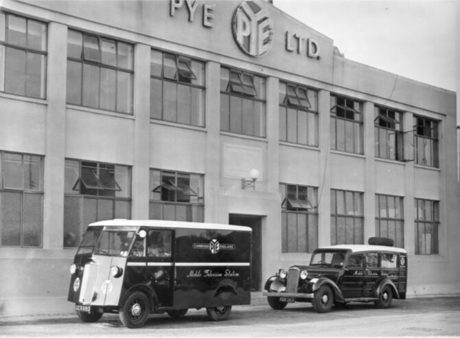 Early OB Vans in St Andrews Road