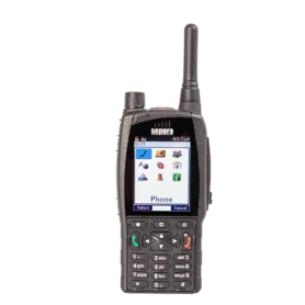 SC21 hand-portable radio with grid menu on screen 1200x1200px