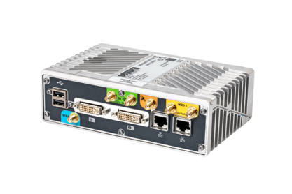 Rear view of the SCU3 Dual Mode Broadband Vehicle Device